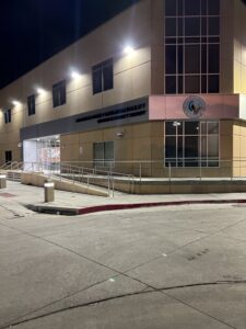 Sedgwick County Jail At Night Time In Wichita Kansas